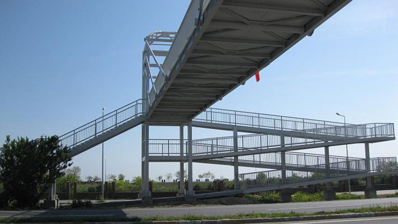 Selimpaşa D100 Karayolu Çelik Yaya Köprüsü Projesi