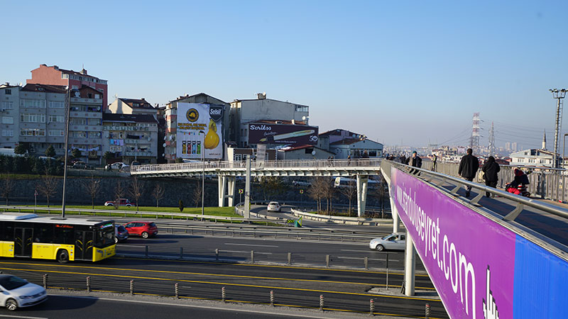 Okmeydanı Metrobüs İstasyonu İnşaatı