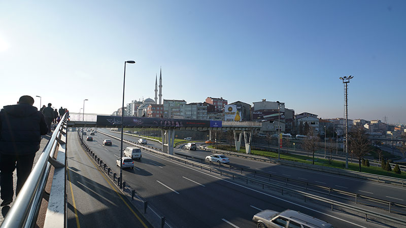 Okmeydanı Metrobüs İstasyonu İnşaatı